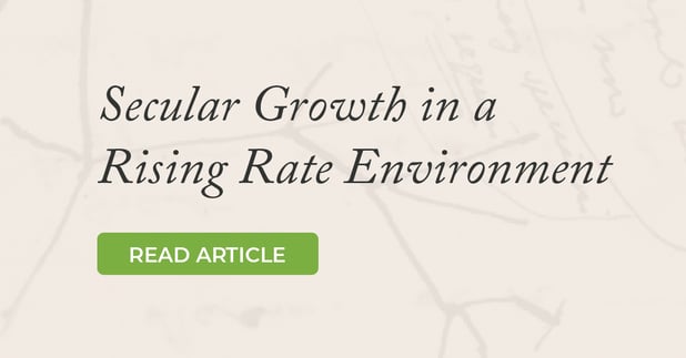 Secular Growth in a Rising Rate Environment