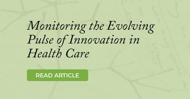 Monitoring the Evolving Pulse of Innovation in Health Care